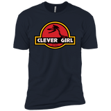 T-Shirts Midnight Navy / YXS Clever Girl Boys Premium T-Shirt