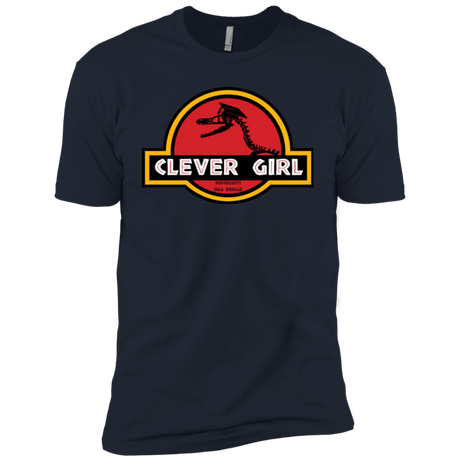T-Shirts Midnight Navy / YXS Clever Girl Boys Premium T-Shirt