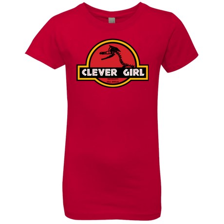 T-Shirts Red / YXS Clever Girl Girls Premium T-Shirt