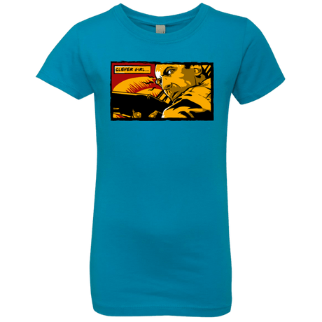 T-Shirts Turquoise / YXS Clever Girl Girls Premium T-Shirt