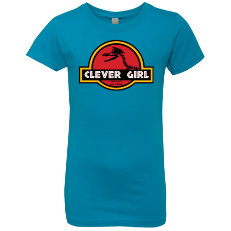 T-Shirts Turquoise / YXS Clever Girl Girls Premium T-Shirt