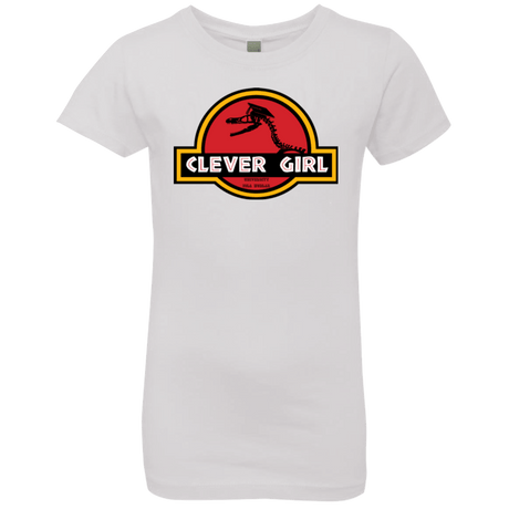 T-Shirts White / YXS Clever Girl Girls Premium T-Shirt