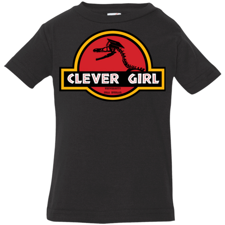 T-Shirts Black / 6 Months Clever Girl Infant PremiumT-Shirt