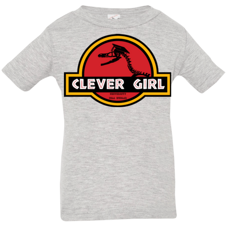T-Shirts Heather / 6 Months Clever Girl Infant PremiumT-Shirt