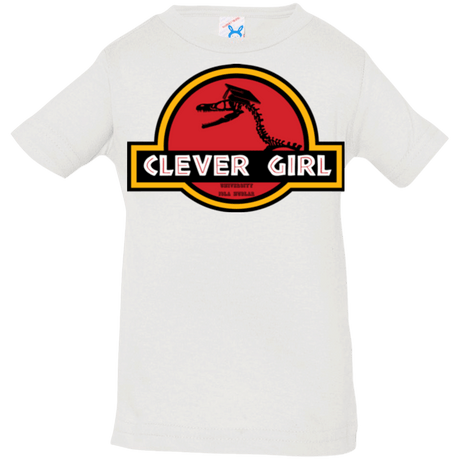 T-Shirts White / 6 Months Clever Girl Infant PremiumT-Shirt