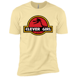 T-Shirts Banana Cream / X-Small Clever Girl Men's Premium T-Shirt