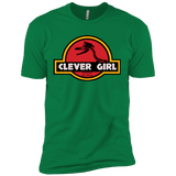 T-Shirts Kelly Green / X-Small Clever Girl Men's Premium T-Shirt