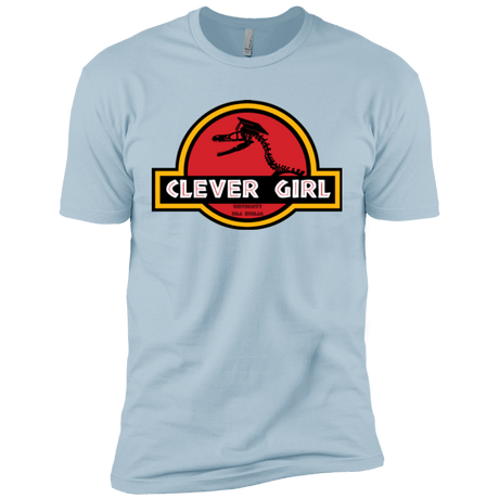 T-Shirts Light Blue / X-Small Clever Girl Men's Premium T-Shirt