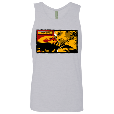 T-Shirts Heather Grey / Small Clever Girl Men's Premium Tank Top