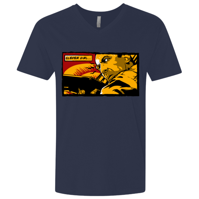 T-Shirts Midnight Navy / X-Small Clever Girl Men's Premium V-Neck