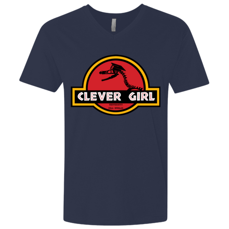 T-Shirts Midnight Navy / X-Small Clever Girl Men's Premium V-Neck