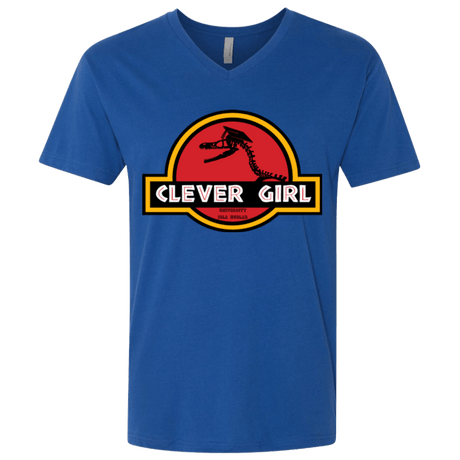 T-Shirts Royal / X-Small Clever Girl Men's Premium V-Neck