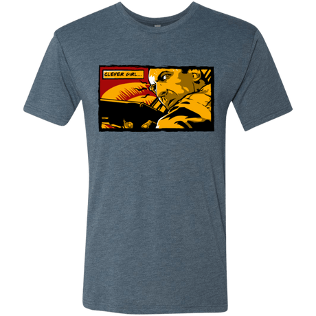 T-Shirts Indigo / Small Clever Girl Men's Triblend T-Shirt