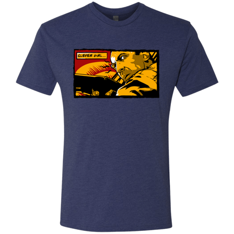 T-Shirts Vintage Navy / Small Clever Girl Men's Triblend T-Shirt