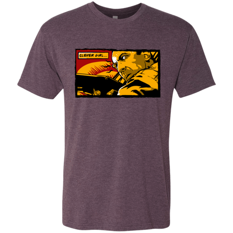 T-Shirts Vintage Purple / Small Clever Girl Men's Triblend T-Shirt