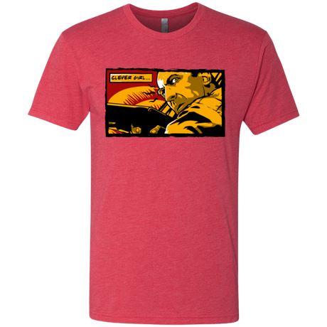 T-Shirts Vintage Red / Small Clever Girl Men's Triblend T-Shirt