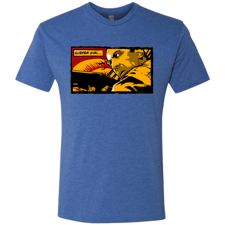 T-Shirts Vintage Royal / Small Clever Girl Men's Triblend T-Shirt