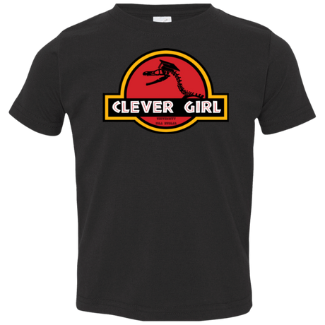 T-Shirts Black / 2T Clever Girl Toddler Premium T-Shirt