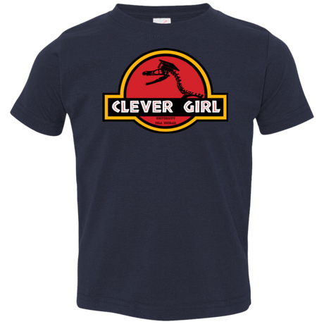 T-Shirts Navy / 2T Clever Girl Toddler Premium T-Shirt