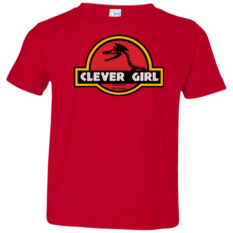 T-Shirts Red / 2T Clever Girl Toddler Premium T-Shirt