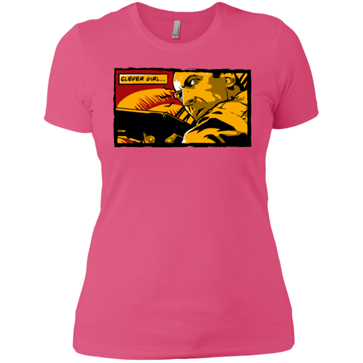 T-Shirts Hot Pink / X-Small Clever Girl Women's Premium T-Shirt