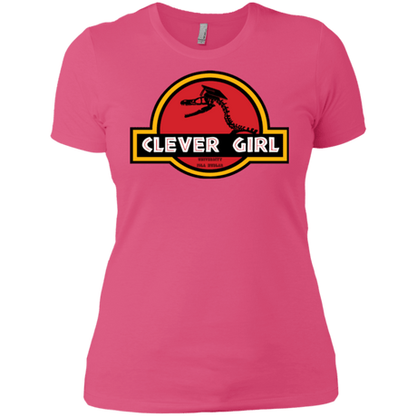 T-Shirts Hot Pink / X-Small Clever Girl Women's Premium T-Shirt