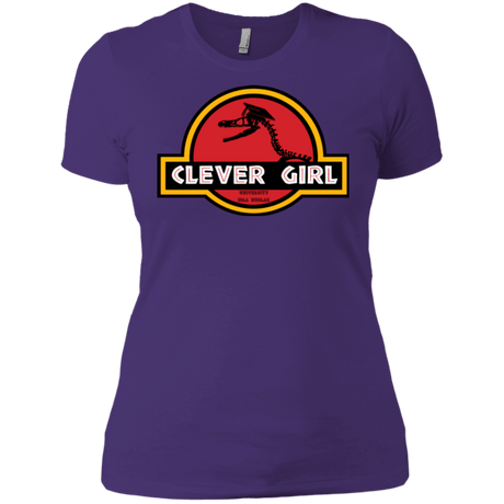 T-Shirts Purple / X-Small Clever Girl Women's Premium T-Shirt