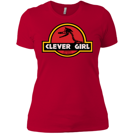 T-Shirts Red / X-Small Clever Girl Women's Premium T-Shirt