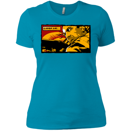 T-Shirts Turquoise / X-Small Clever Girl Women's Premium T-Shirt