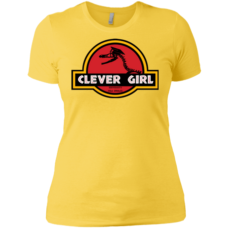 T-Shirts Vibrant Yellow / X-Small Clever Girl Women's Premium T-Shirt