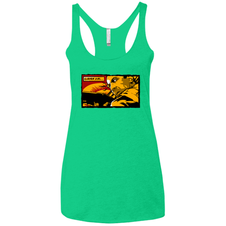 T-Shirts Envy / X-Small Clever Girl Women's Triblend Racerback Tank