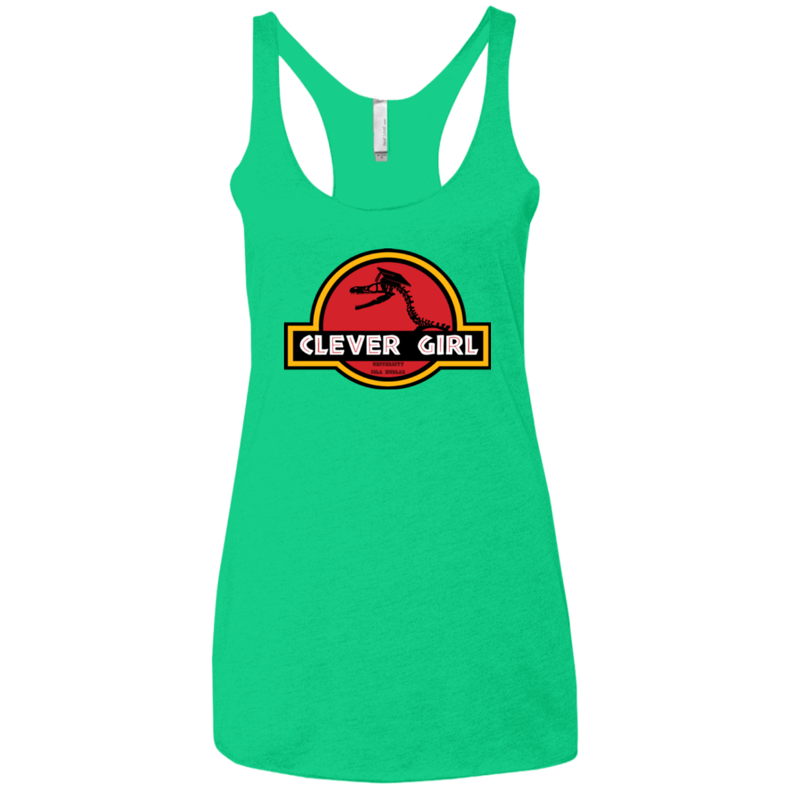 Clever Girl Women's Triblend Racerback Tank