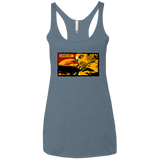 T-Shirts Indigo / X-Small Clever Girl Women's Triblend Racerback Tank