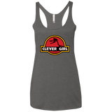 Clever Girl Women's Triblend Racerback Tank