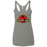 Clever Girl Women's Triblend Racerback Tank