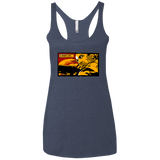 T-Shirts Vintage Navy / X-Small Clever Girl Women's Triblend Racerback Tank