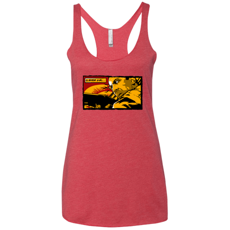 T-Shirts Vintage Red / X-Small Clever Girl Women's Triblend Racerback Tank