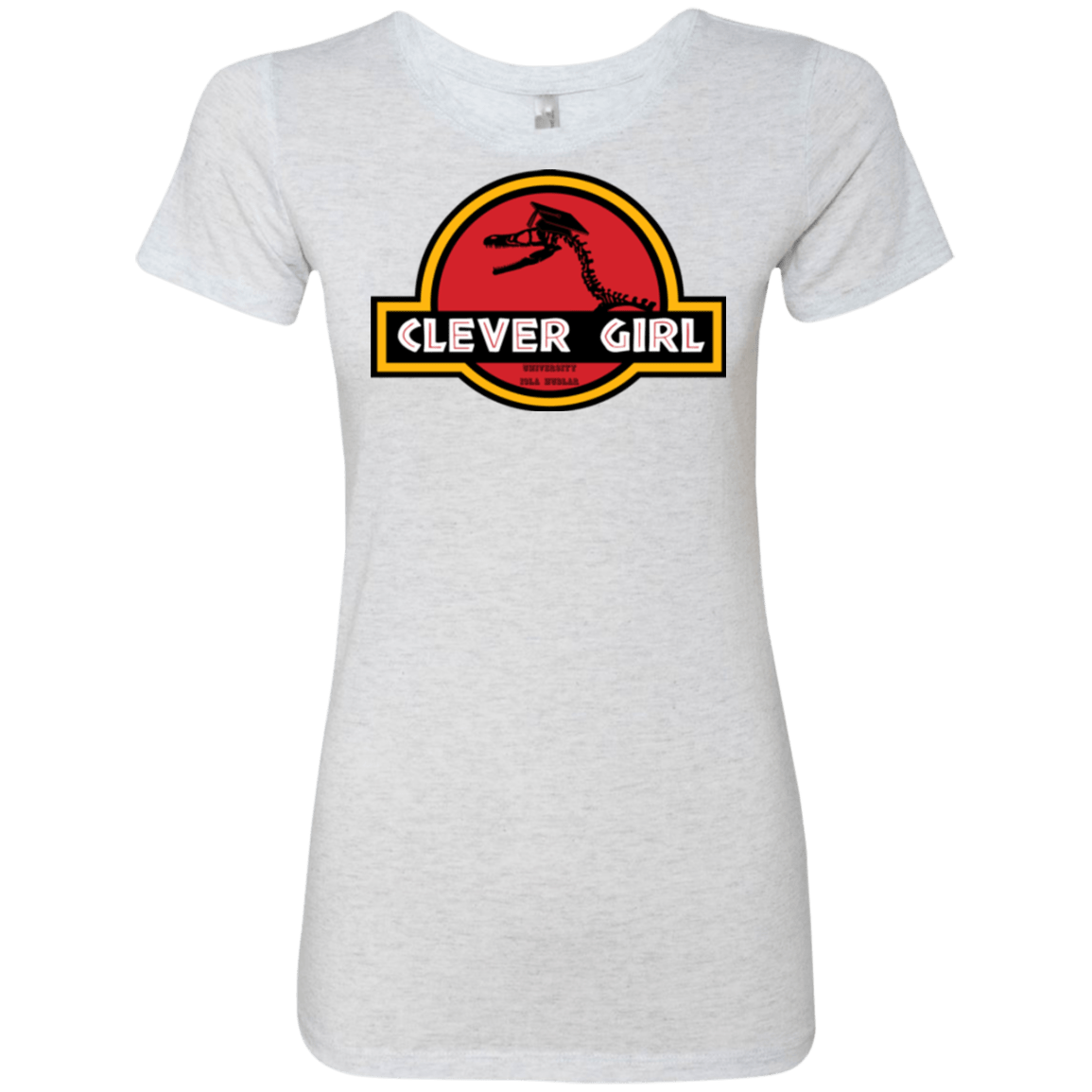 T-Shirts Heather White / Small Clever Girl Women's Triblend T-Shirt