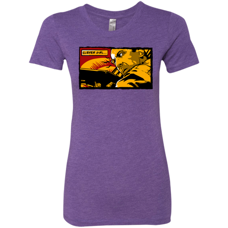 T-Shirts Purple Rush / Small Clever Girl Women's Triblend T-Shirt