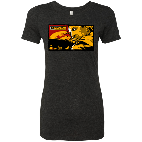 T-Shirts Vintage Black / Small Clever Girl Women's Triblend T-Shirt