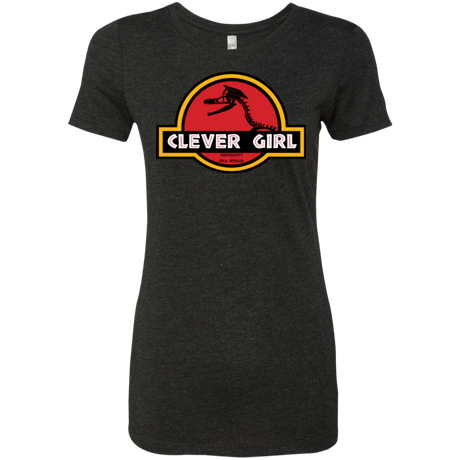 T-Shirts Vintage Black / Small Clever Girl Women's Triblend T-Shirt