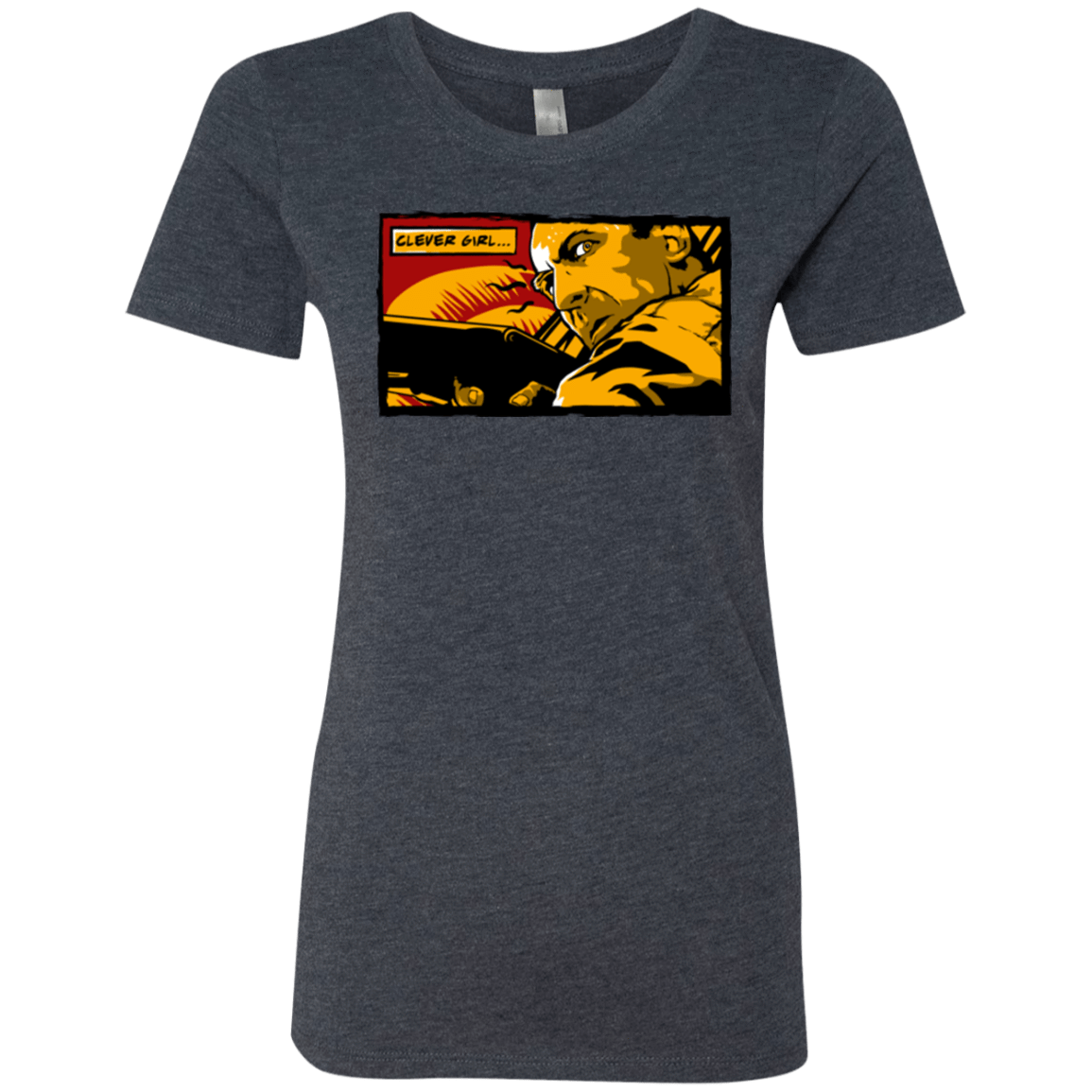 T-Shirts Vintage Navy / Small Clever Girl Women's Triblend T-Shirt