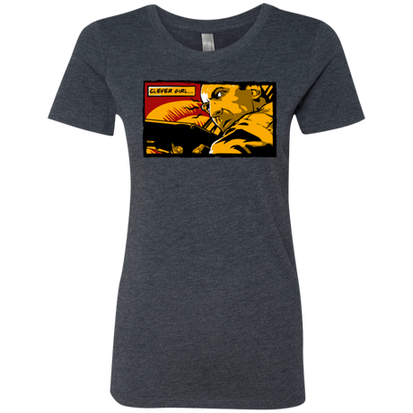 T-Shirts Vintage Navy / Small Clever Girl Women's Triblend T-Shirt