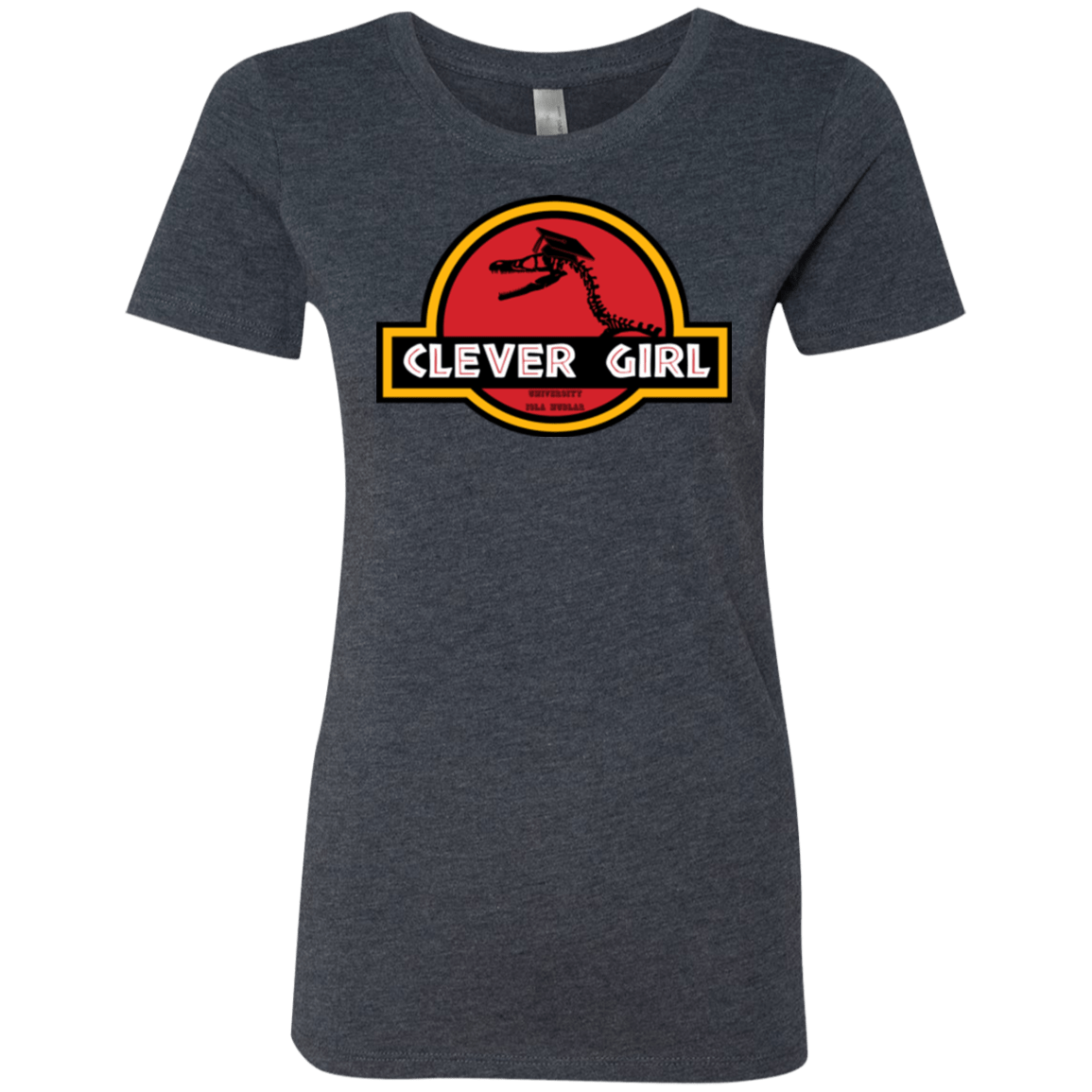 T-Shirts Vintage Navy / Small Clever Girl Women's Triblend T-Shirt