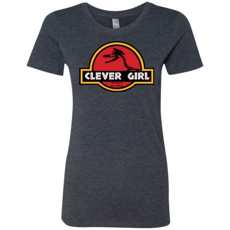 T-Shirts Vintage Navy / Small Clever Girl Women's Triblend T-Shirt