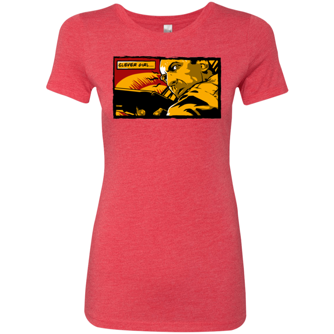 T-Shirts Vintage Red / Small Clever Girl Women's Triblend T-Shirt