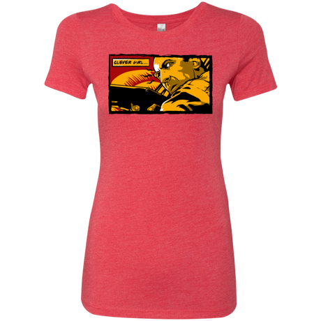 T-Shirts Vintage Red / Small Clever Girl Women's Triblend T-Shirt