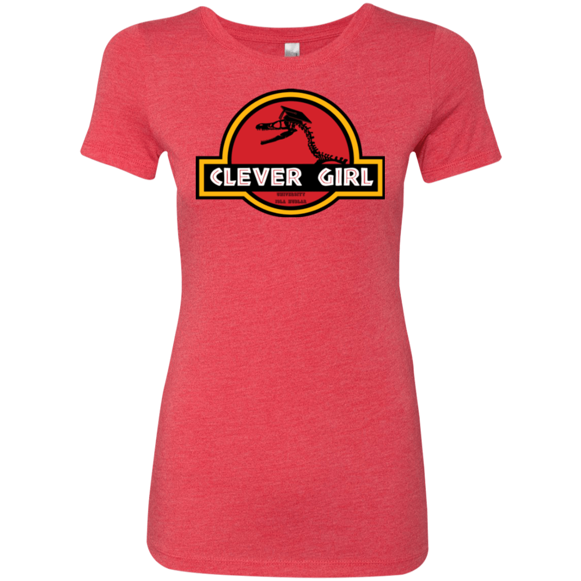 T-Shirts Vintage Red / Small Clever Girl Women's Triblend T-Shirt