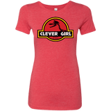 T-Shirts Vintage Red / Small Clever Girl Women's Triblend T-Shirt