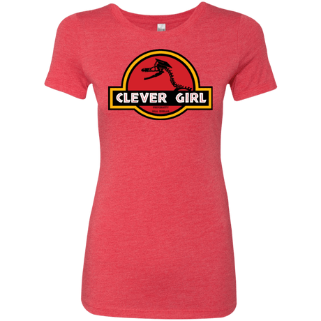 T-Shirts Vintage Red / Small Clever Girl Women's Triblend T-Shirt